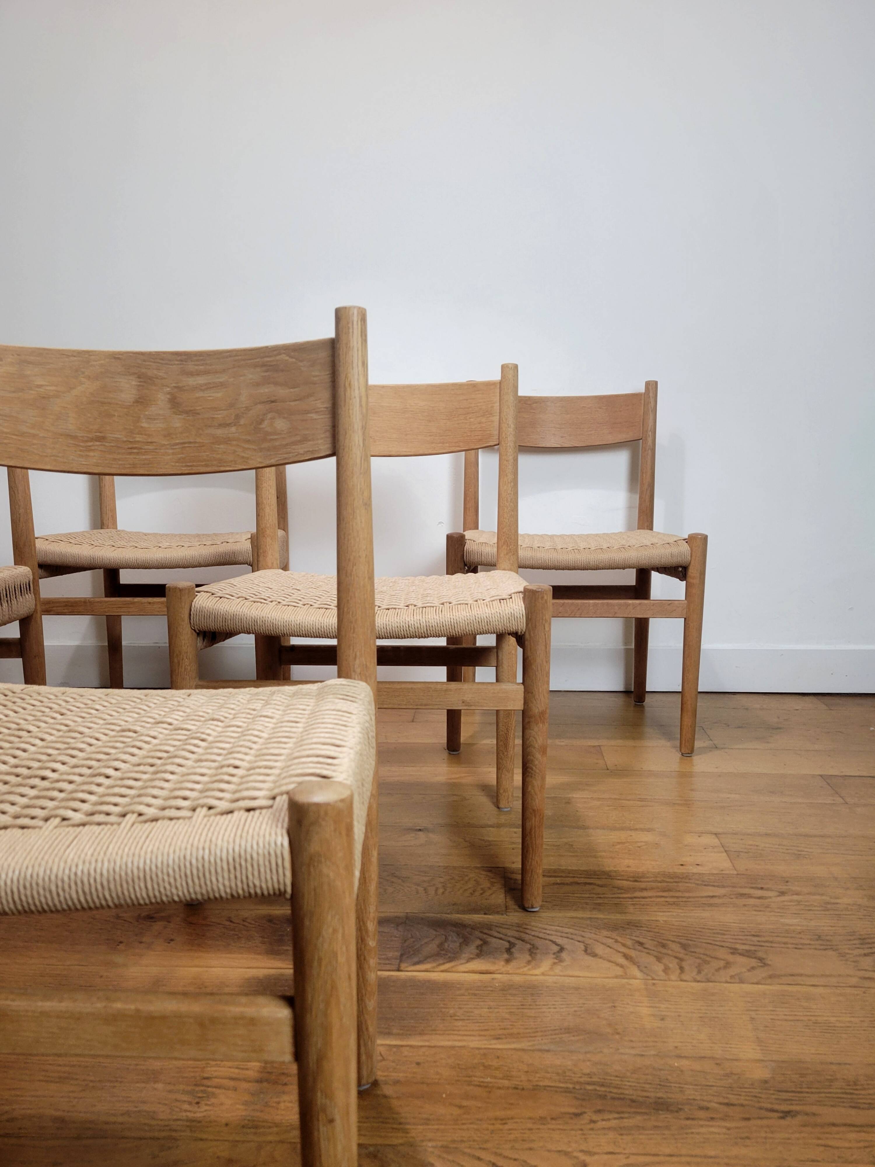 Set of 6 chairs by Hans J. Wegner for Carl Hansen & Søn, 1960