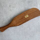 Vintage teak serving dish with 3 sections #2