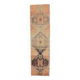 Couloir en laine Oushak turc 85x320