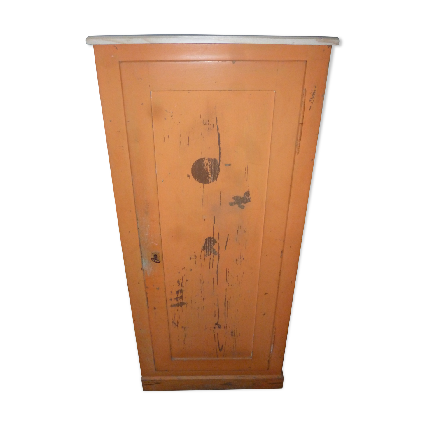 Small piece of furniture with orange patina