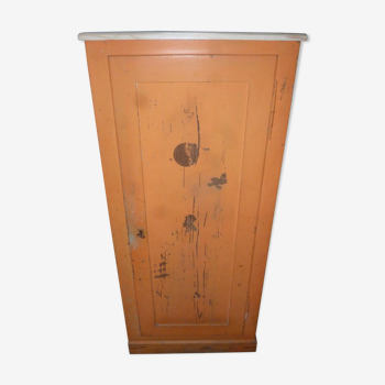 Small piece of furniture with orange patina