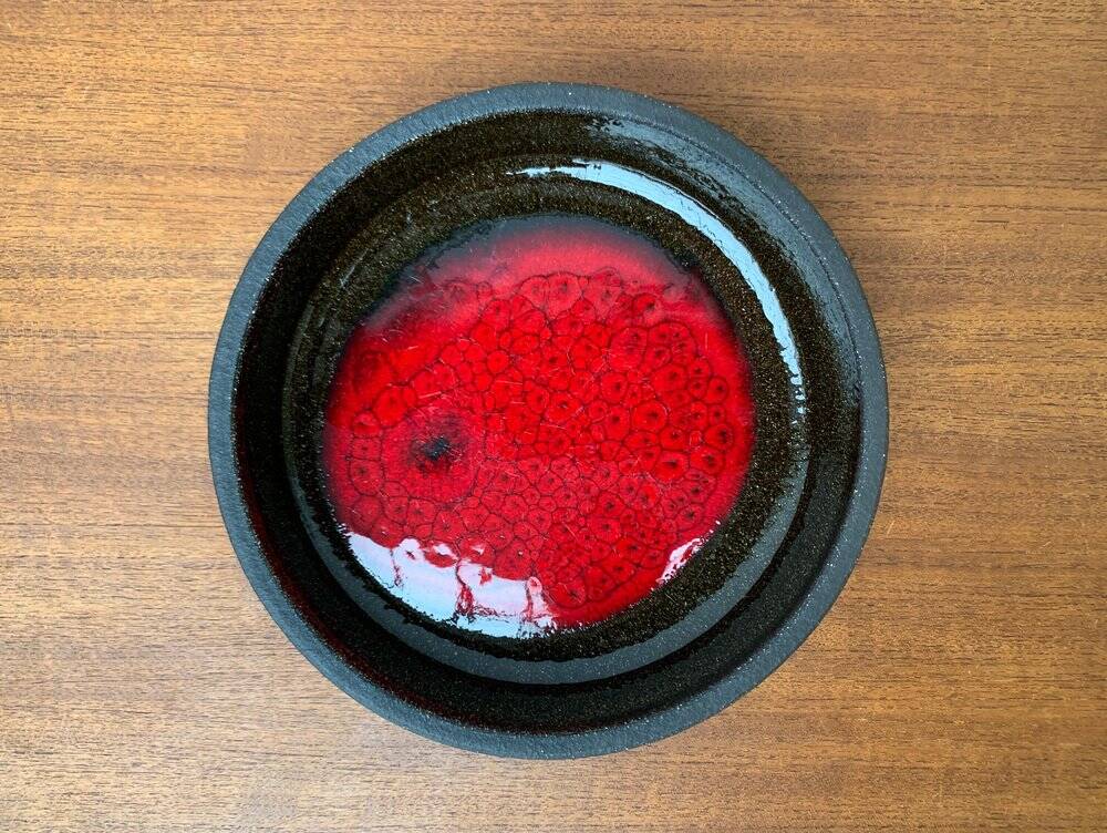 Danish studio bowl from the mid-century by Lovemose, 1960s.