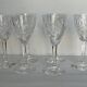 6 Saint Louis crystal red wine glasses