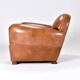 Tawny Leather Club Chair