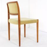 Set of 4 Niels O Möller model 80 chairs vintage danish design