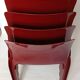 4 Selene chairs by Vico Magistretti for red Artemide