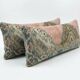 Set of 2 vintage Turkish cushion covers 38x119 cm