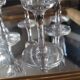 Cut glass wine glasses – Set of 6 – 1960s