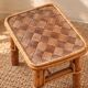 Ensemble de deux tabourets en bambou vintage français