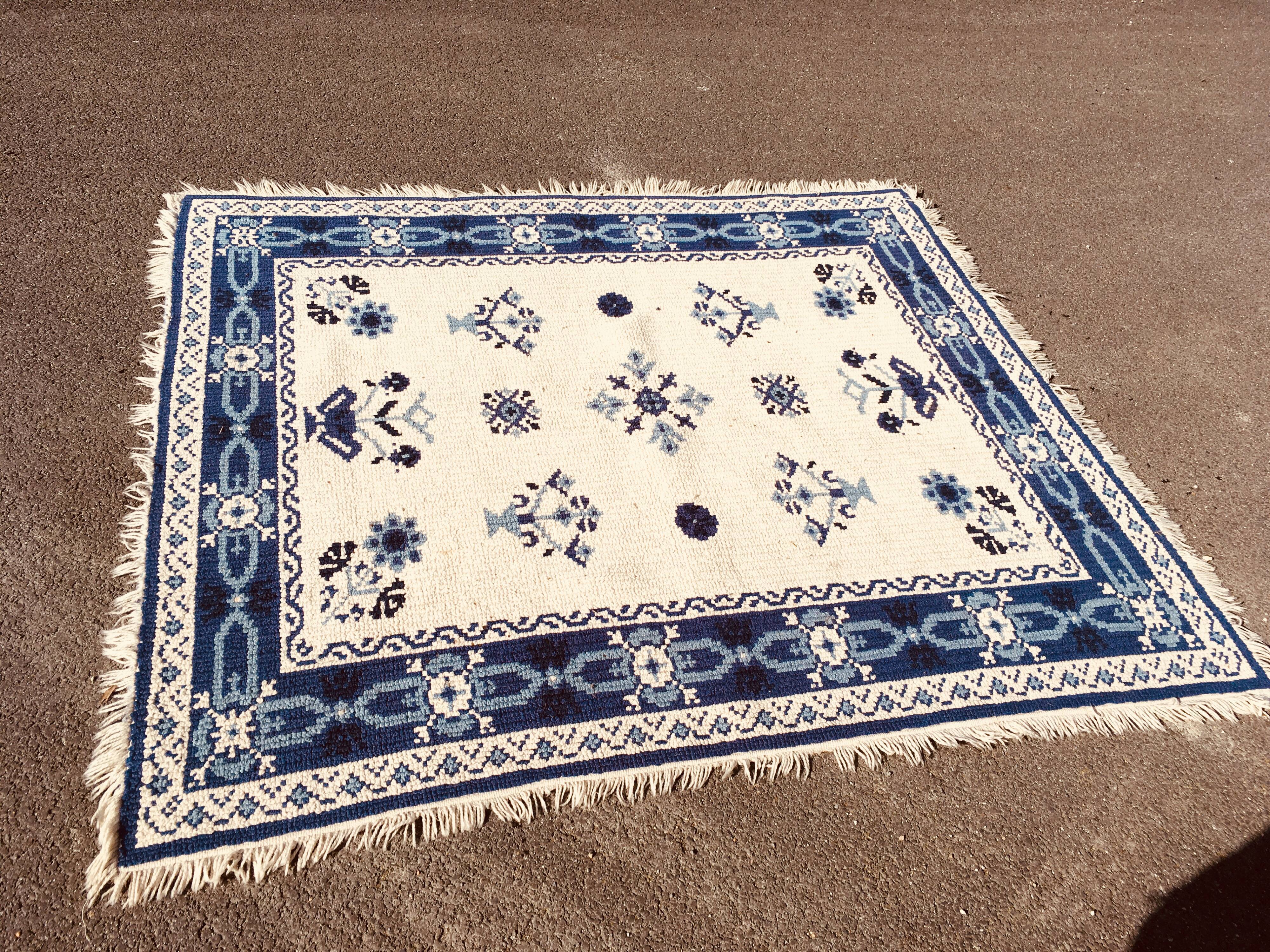 Rugs made wool hands Morocco 1950 - 180x200cm