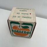 Vintage apple-shaped ice cube bucket