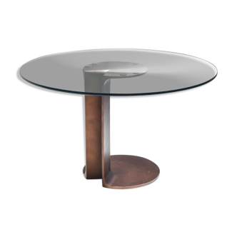 Table TL59 en bronze Afra & Tobia Scarpa 1975