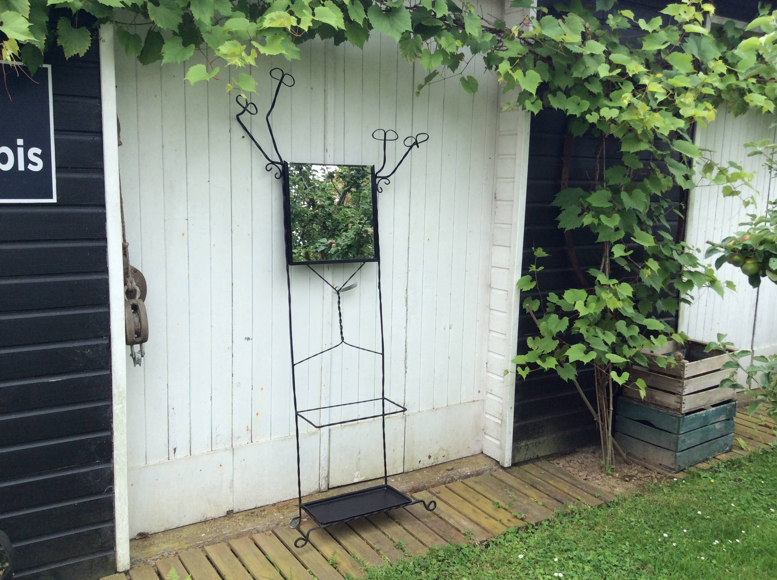 Wrought iron entrance hall