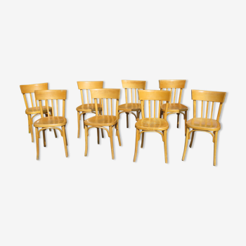 8 chaises bistrot Baumann