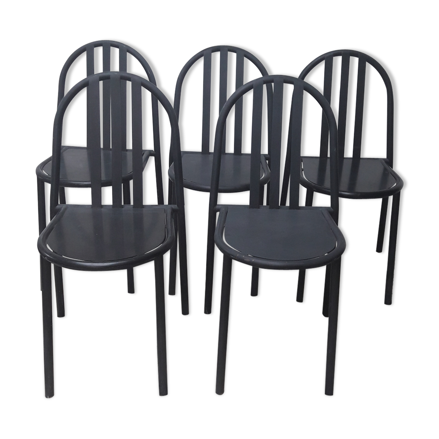 5 chairs Mallet Stevens
