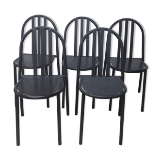 5 chairs Mallet Stevens