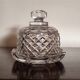 Cut crystal butter dish - Superb shine