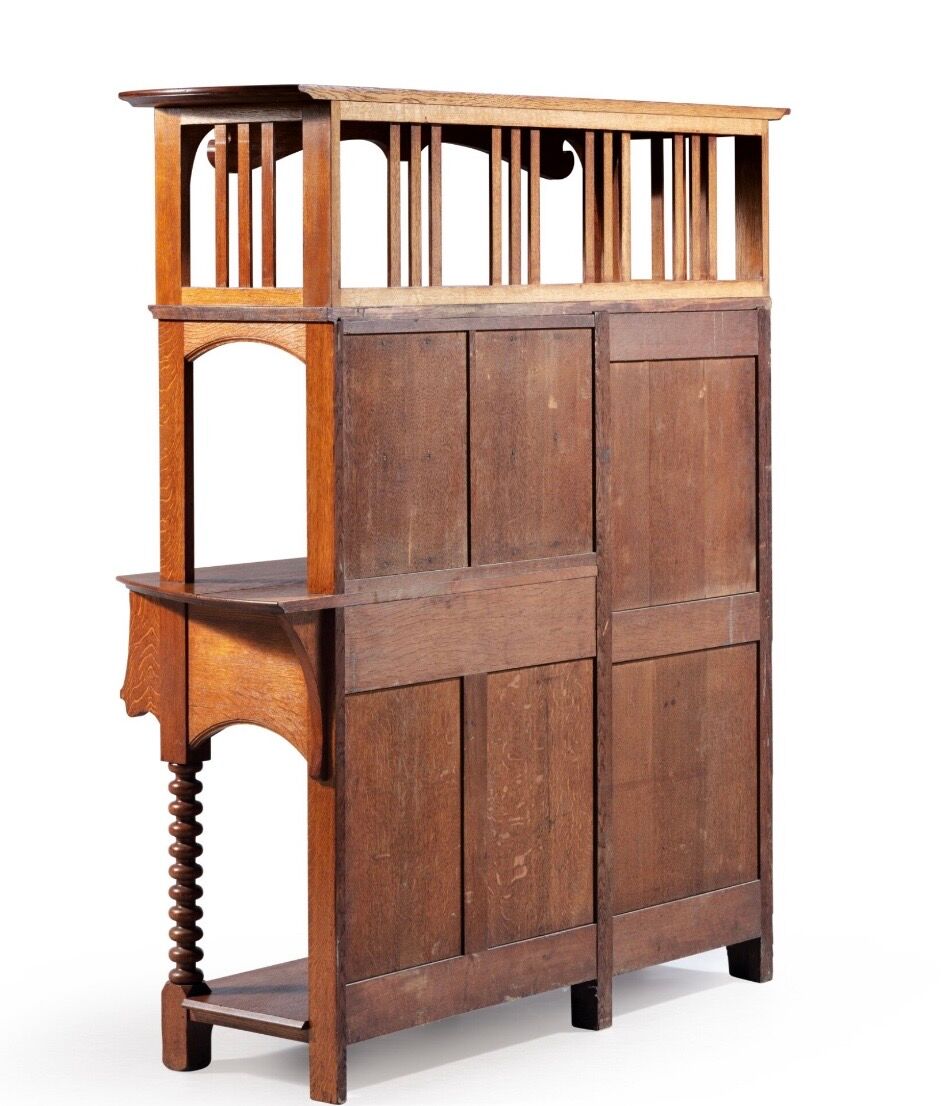 Gustave serrurier-bovy  buffet - vaisselier chambre d'artisan  circa 1