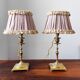 Pair of antique lamps