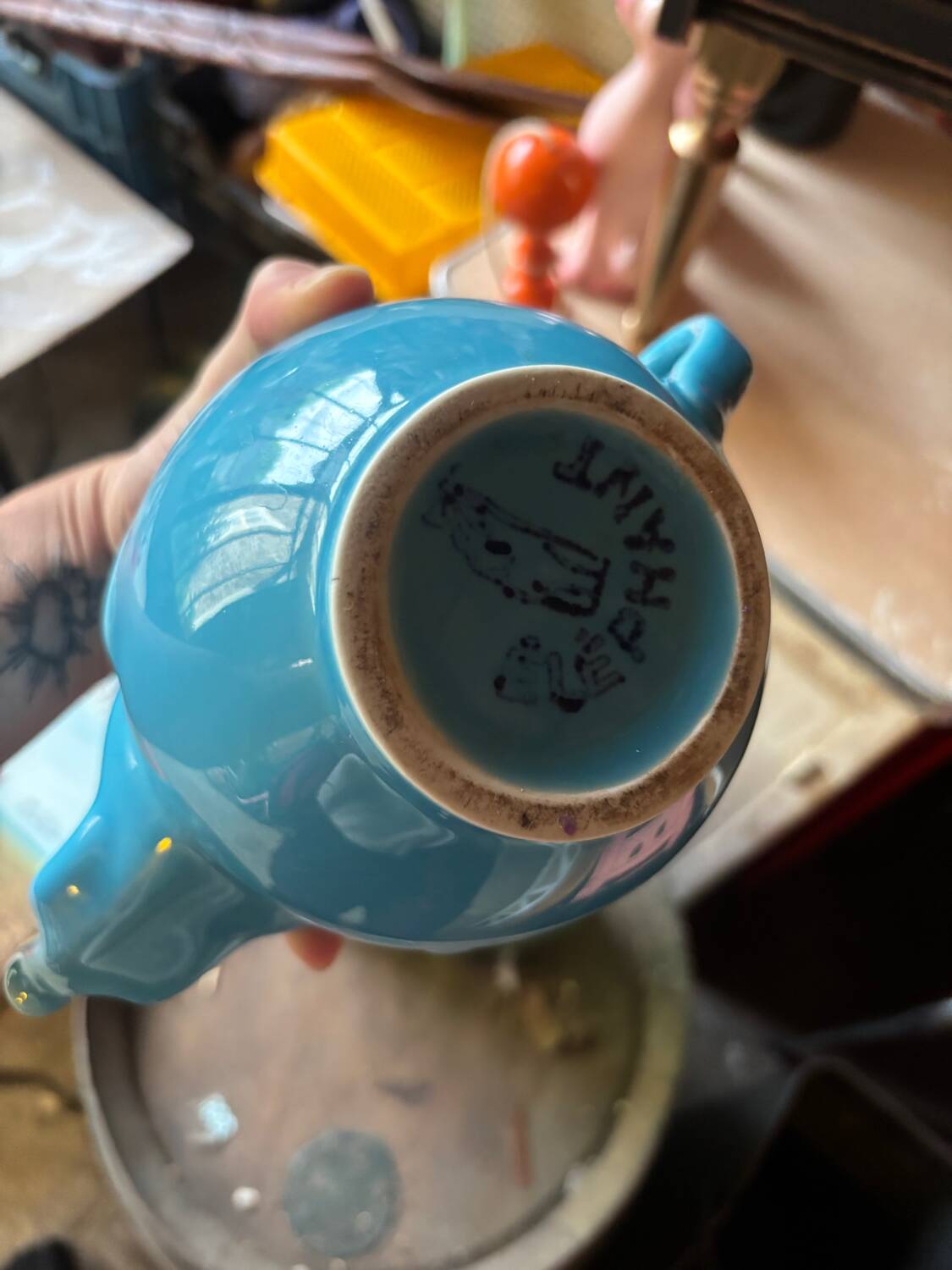 Vintage elephant teapot