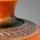 Vase Dümler & Breiden 174/15 West Germany in glazed ceramic – 1960s-70s – Brown and green gradient