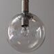 Glass ball pendant light by See Delmas, France circa 1970