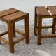Paire de tabourets vintage 1960