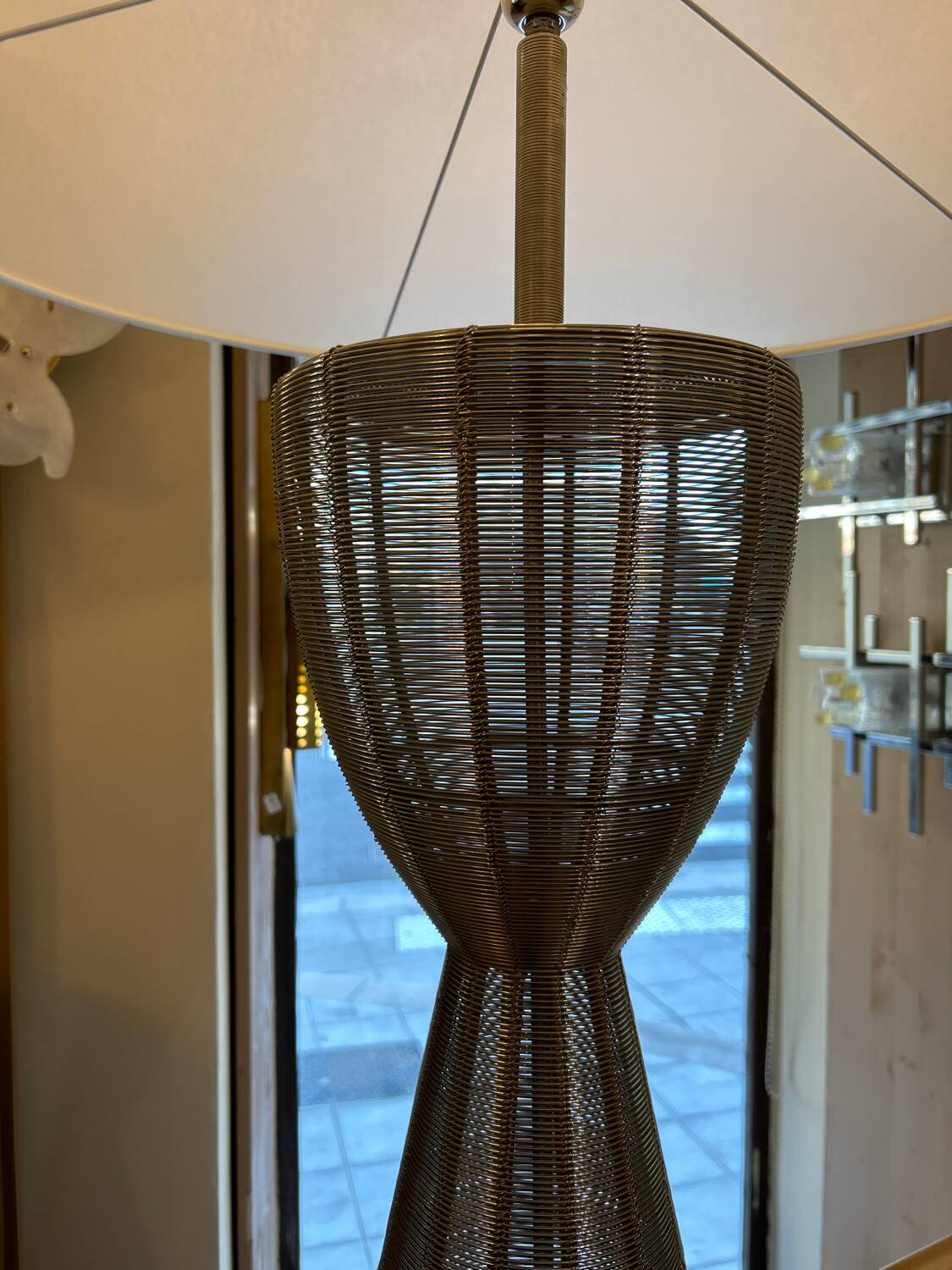 Steel light fixture, 1980