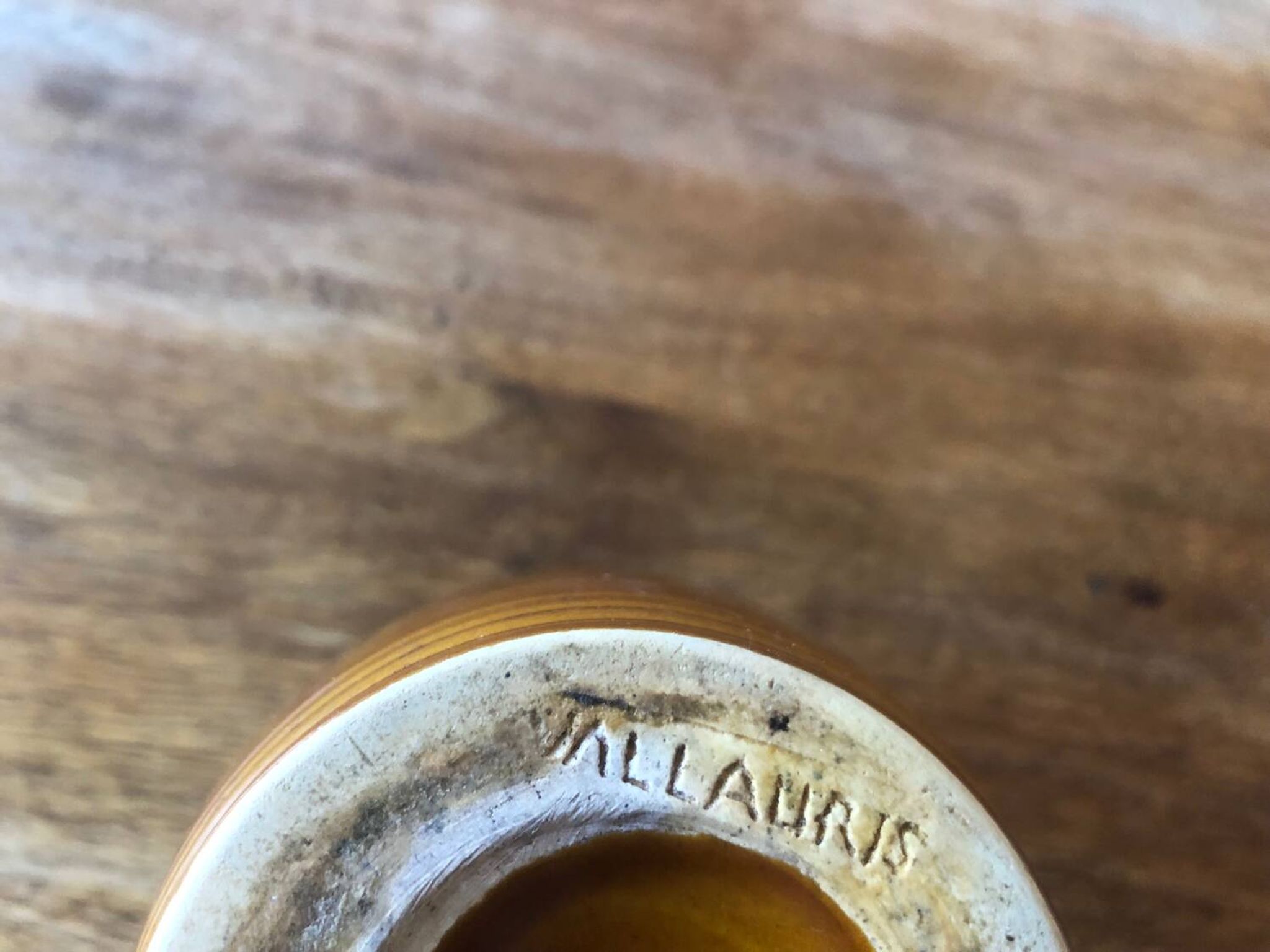 Vase vintage en grès émaillé Vallauris