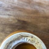 Vintage glazed stoneware vase from Vallauris