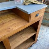 Zinc bar counter