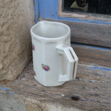 Pitcher Pillivuyt Mehun france ceramic patterns florets