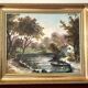Diptyque oils on canvas signed Rialet