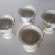 Coquetier x4 Villeroy and Boch collection old Luxembourg