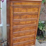 Louis Philippe period walnut secretary from the 19th century