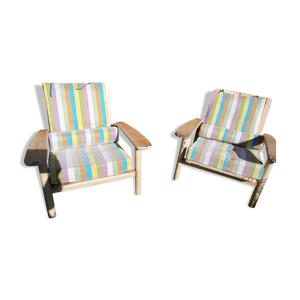 Paire de fauteuils scandinaves
