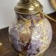 Ceramic and brass lamp