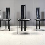 Vintage postmodern dining chairs, 1980s