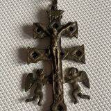 18th century bronze reliquary cross of Caravaca