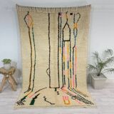 Handmade wool berber rug 260 x 160 cm