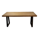 Solid oak coffee table
