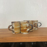 Stoneware coffee cups