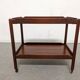 Rosewood serving table on wheels by Opal Möbel from the 60s/70s