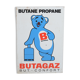 Plaque émaillée butagaz