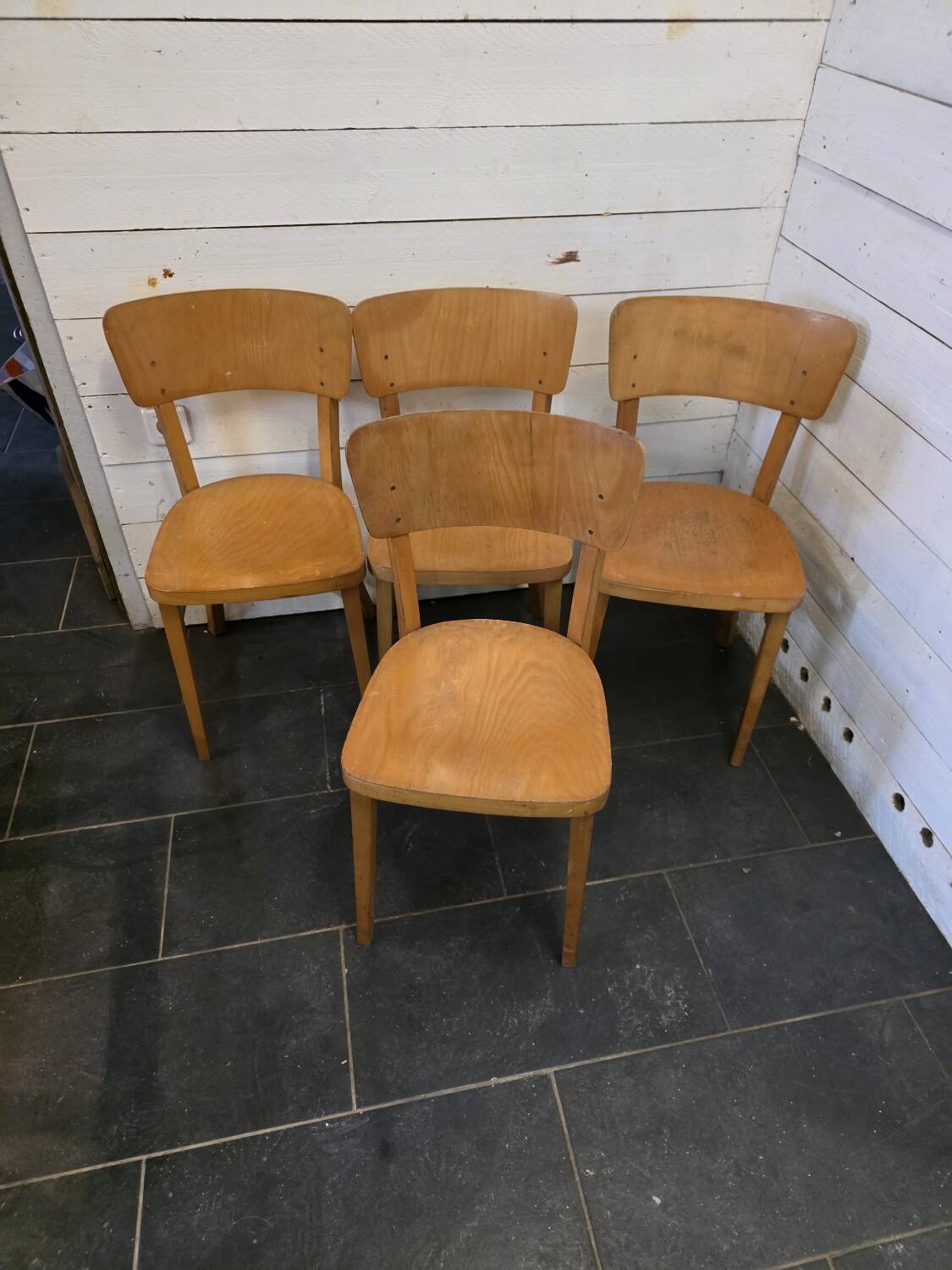 4 Thonet bistro chairs