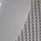 Round dish BFK Boch Frères Keramis decoration "fruit"