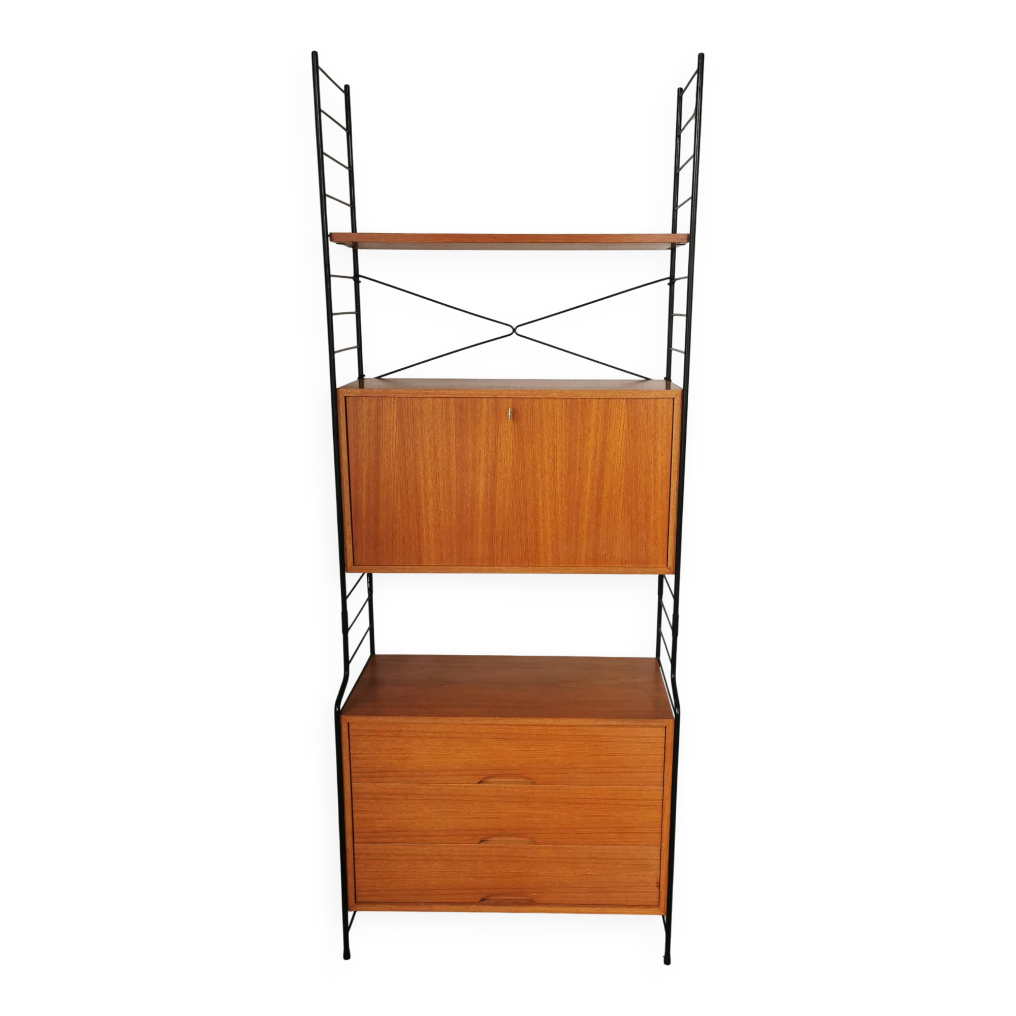 Scandinavian-style modular shelf, bookcase