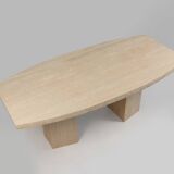 Dinner Table in Travertine, France, 1960s