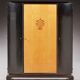 Jean Pascaud wardrobe black lacquered wood