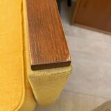 Fauteuil vintage jaune moutarde, 1950